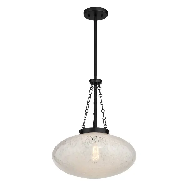 Willow 1-Light Pendant in Matte Black - Image 3