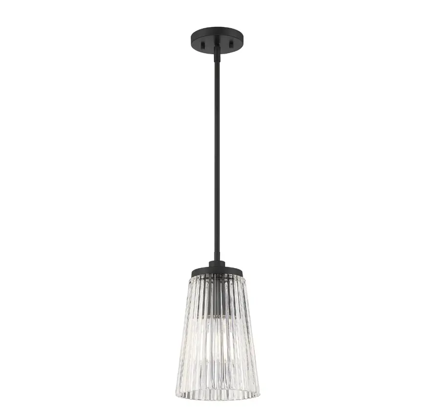 Chantilly 1-Light Pendant in Matte Black - Image 3