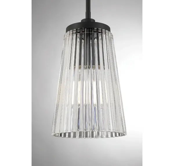 Chantilly 1-Light Pendant in Matte Black - Image 5