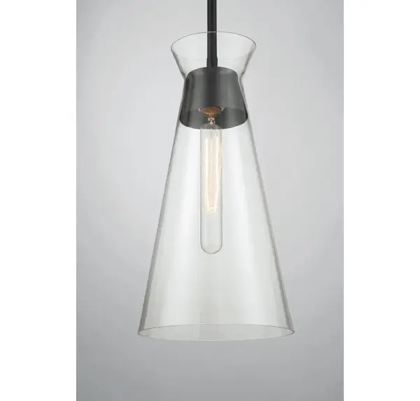 Lakewood 1-Light Pendant in Matte Black - Image 5