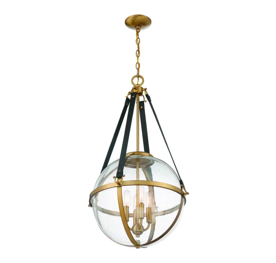 Bozeman 4-Light Pendant in Warm Brass - Image 4
