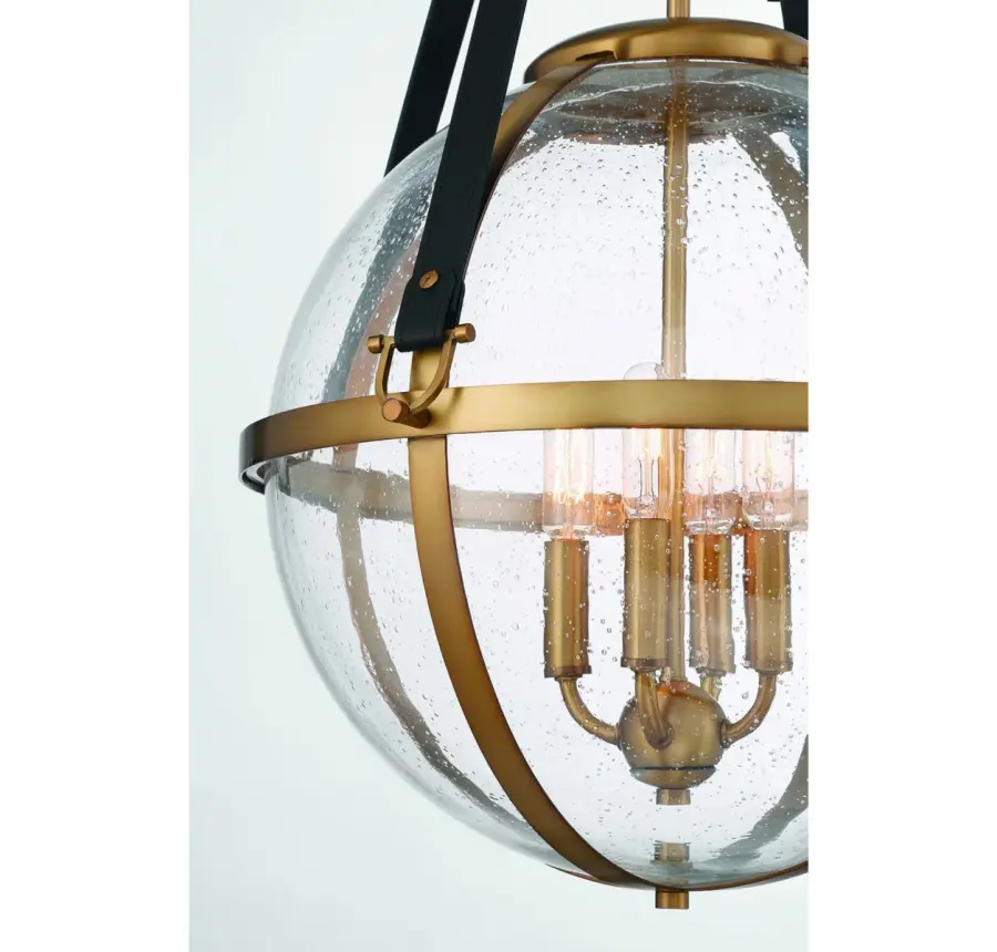 Bozeman 4-Light Pendant in Warm Brass - Image 6