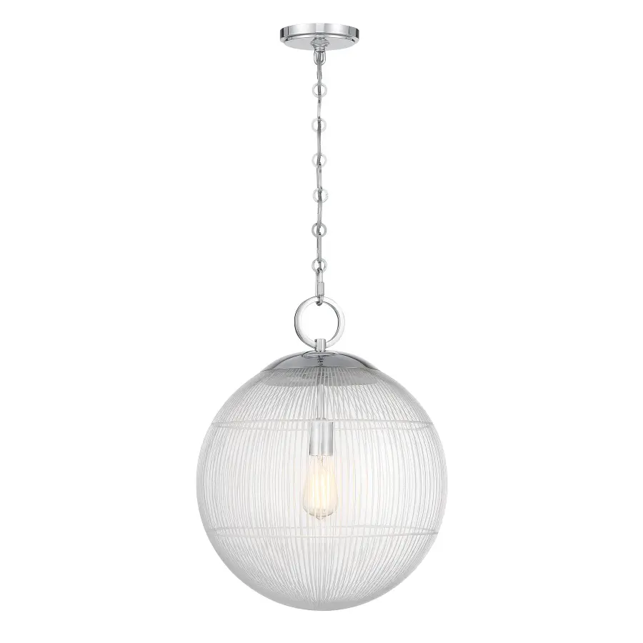 Cabot One Light Pendant in Chrome - Image 1