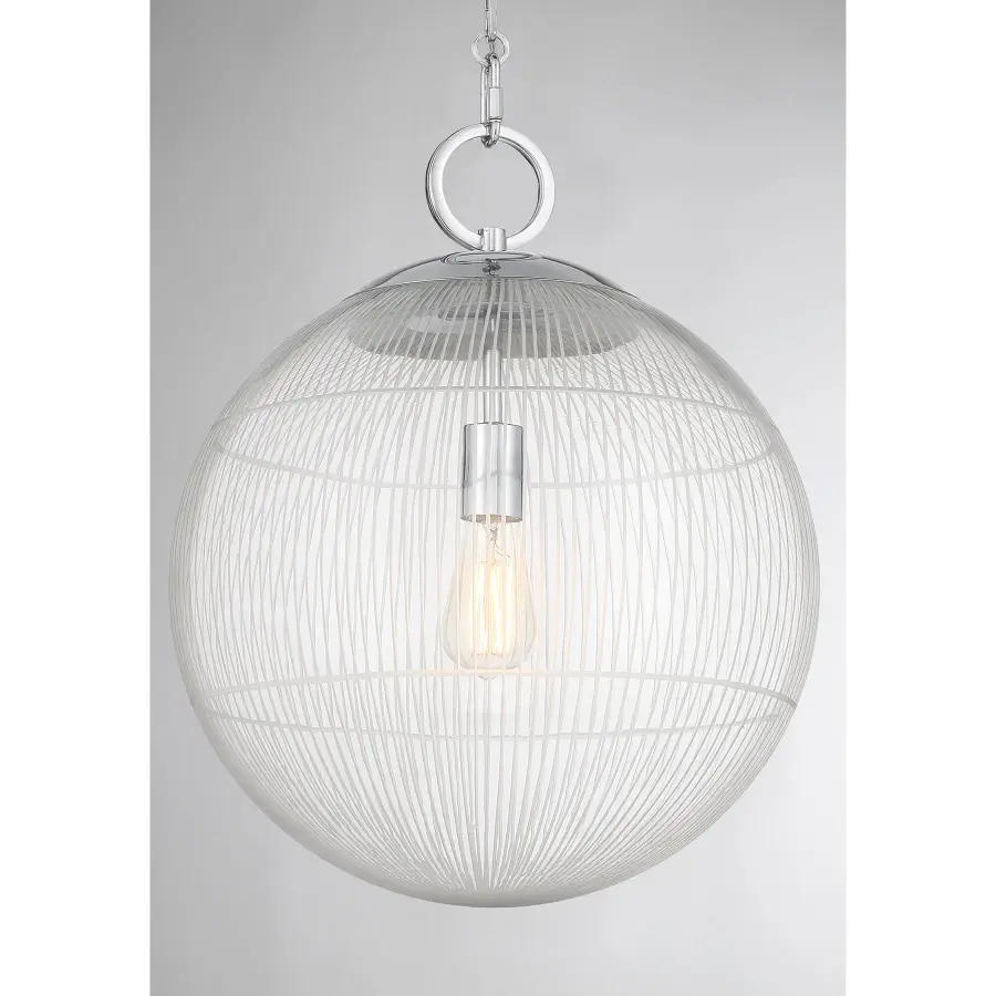 Cabot One Light Pendant in Chrome - Image 6