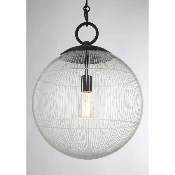 Cabot 1-Light Pendant in Matte Black - Image 6