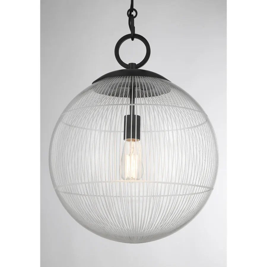 Cabot 1-Light Pendant in Matte Black - Image 6