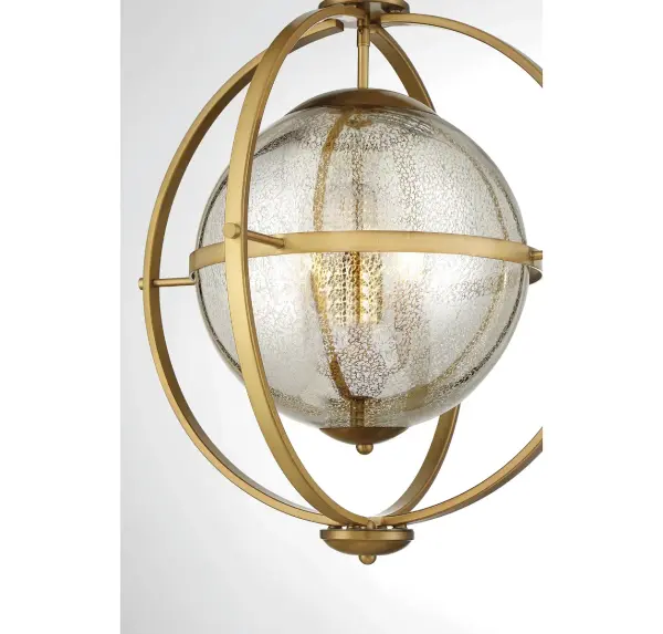 Pearl 3-Light Pendant in Warm Brass - Image 6