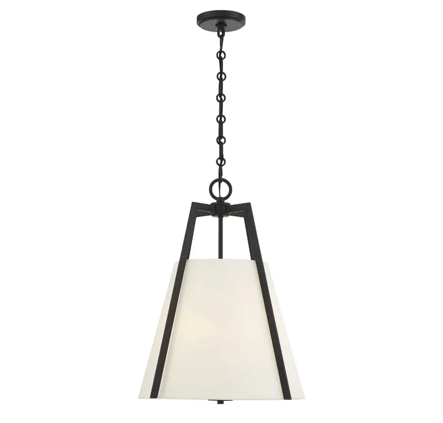Mansfield 3-Light Pendant in Matte Black - Image 5