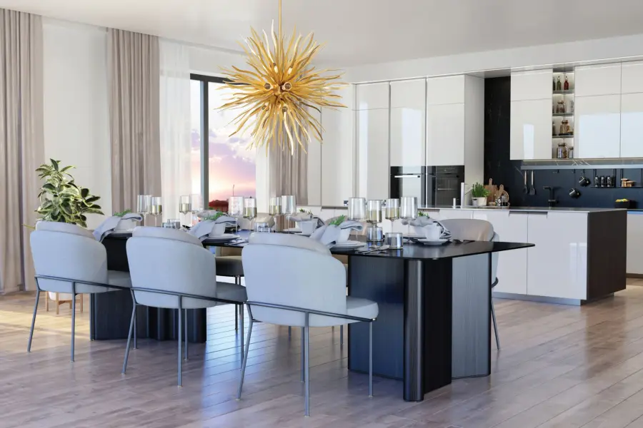 Killiam 12-Light Pendant in Cavalier Gold - Image 4