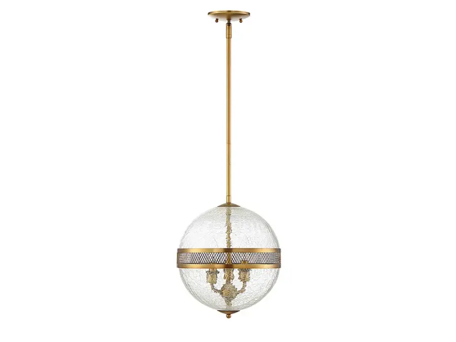 Stirling 3-Light Pendant in Warm Brass - Image 2