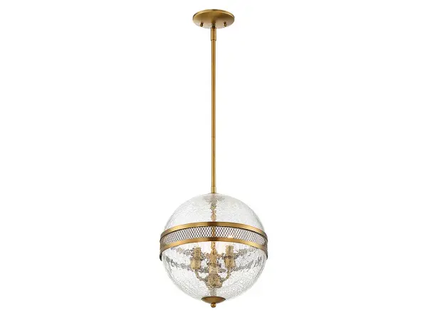 Stirling 3-Light Pendant in Warm Brass - Image 4
