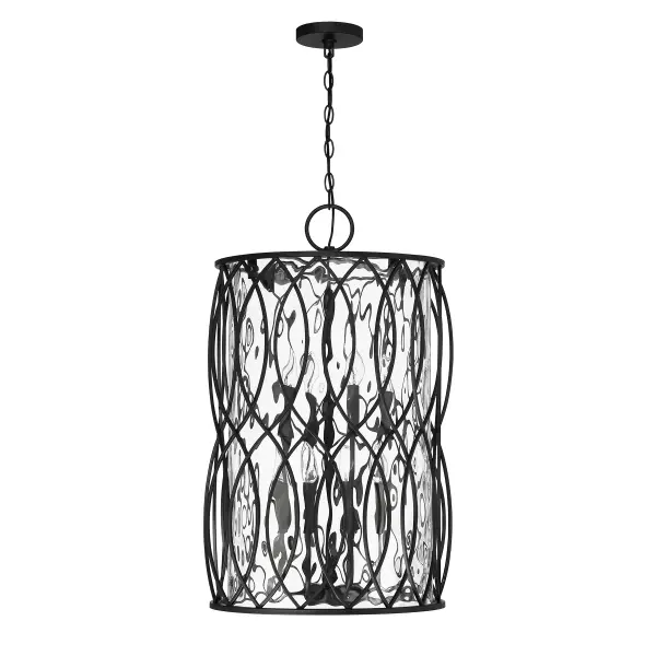 Snowden 8-Light Pendant in Matte Black - alternate view