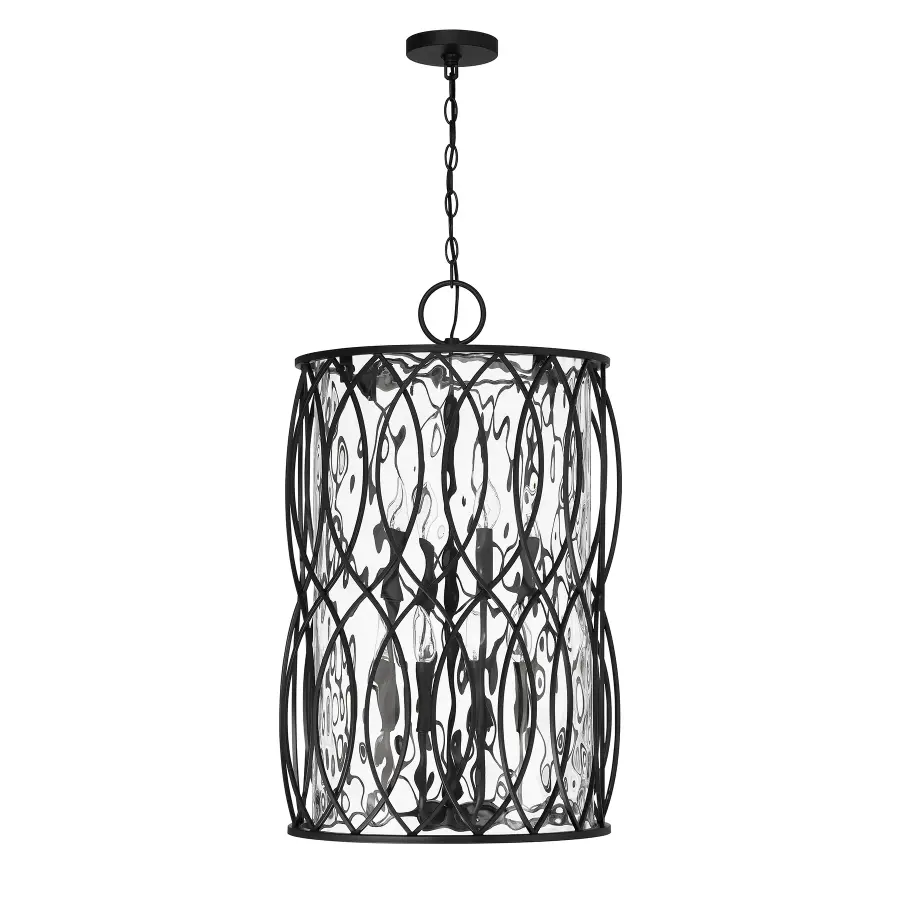 Snowden 8-Light Pendant in Matte Black - Image 2