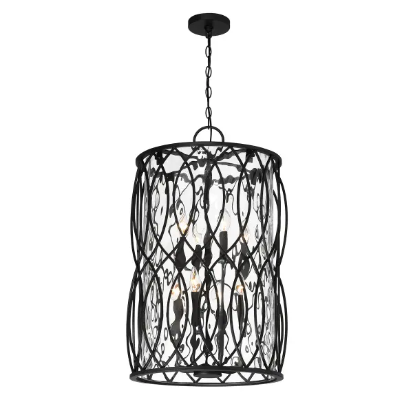 Snowden 8-Light Pendant in Matte Black - Image 3