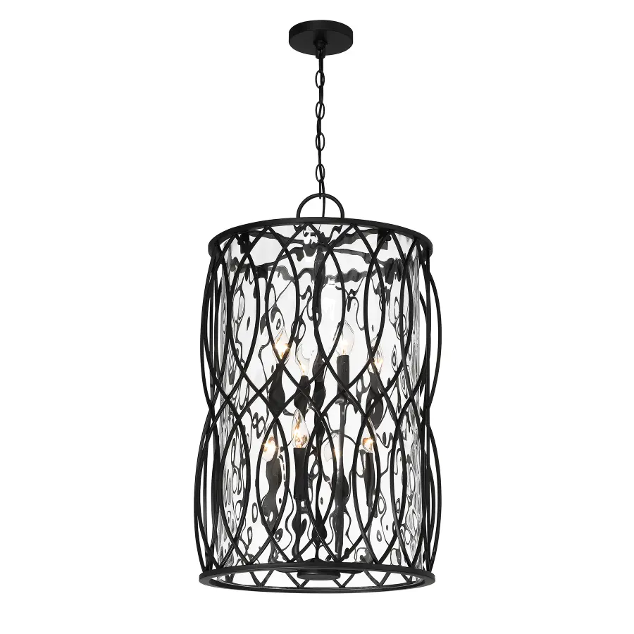 Snowden 8-Light Pendant in Matte Black - Image 3