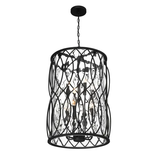 Snowden 8-Light Pendant in Matte Black - Image 4