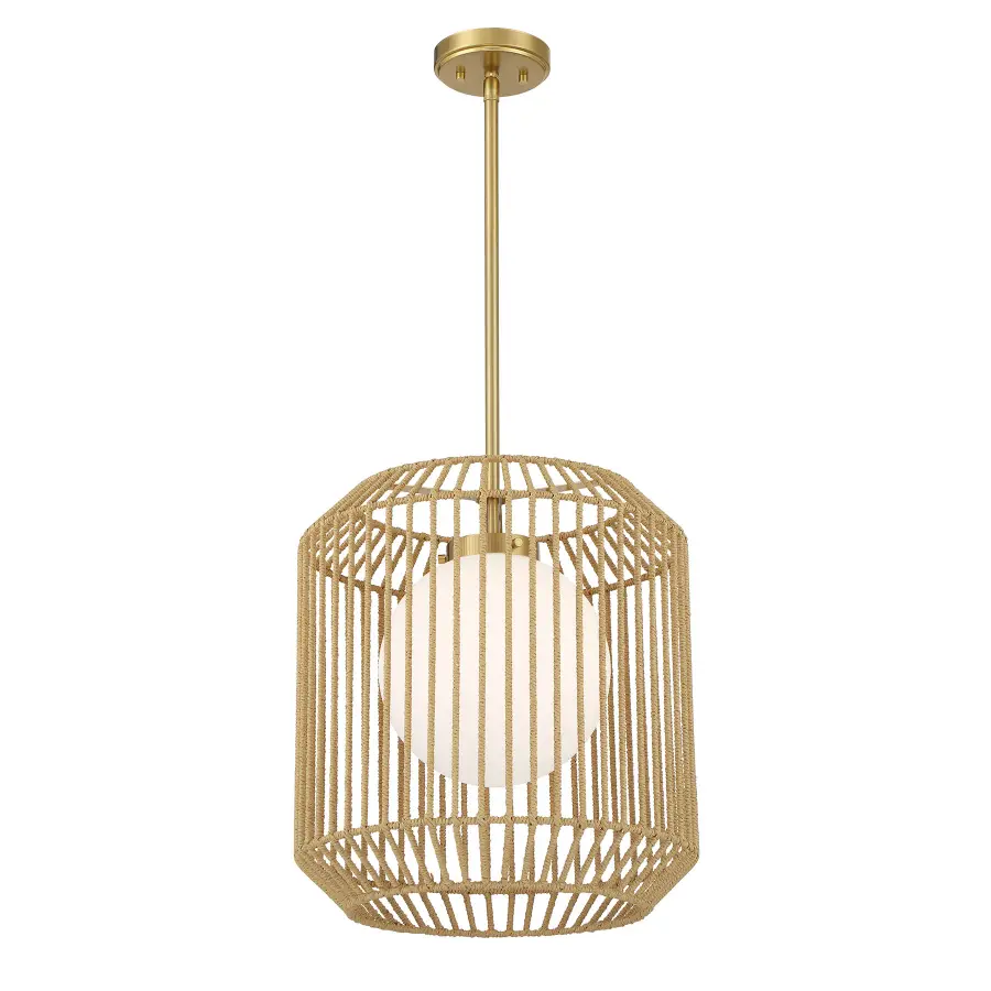 Pastis 1-Light Pendant in Warm Brass - Image 3