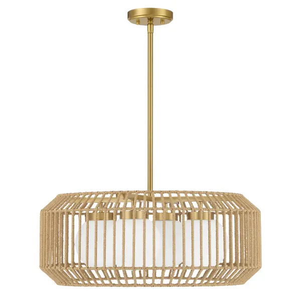 Pastis 4-Light Pendant in Warm Brass - alternate view