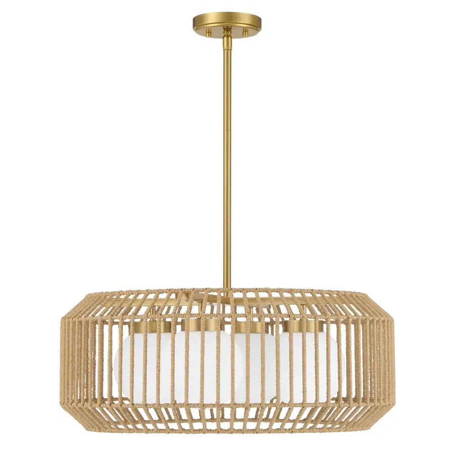 Pastis 4-Light Pendant in Warm Brass - Image 2