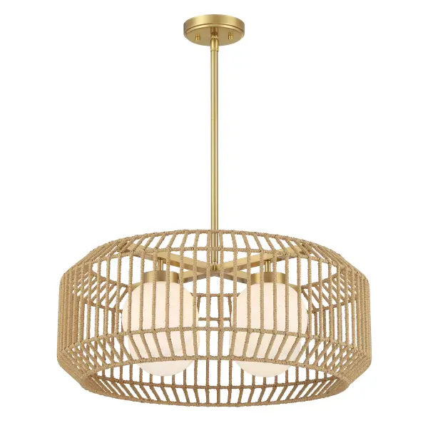 Pastis 4-Light Pendant in Warm Brass - Image 5