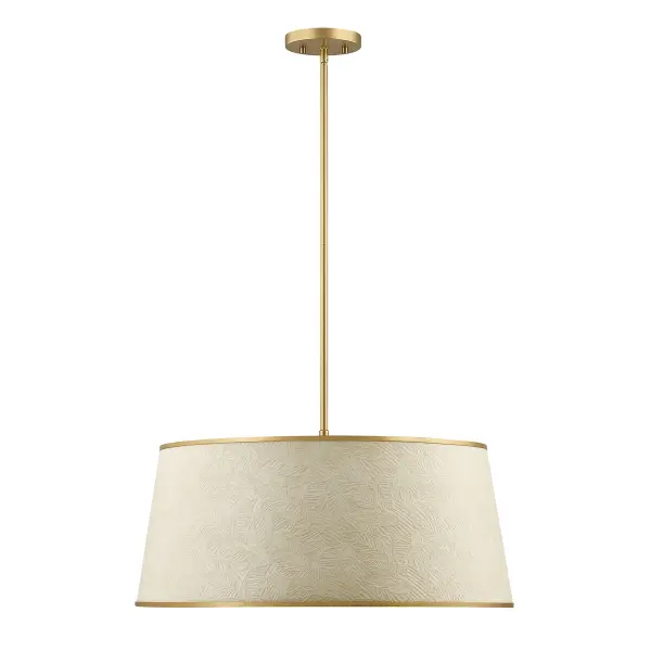 Sombra 6-Light Pendant in Spun Gold by Breegan Jane - alternate view