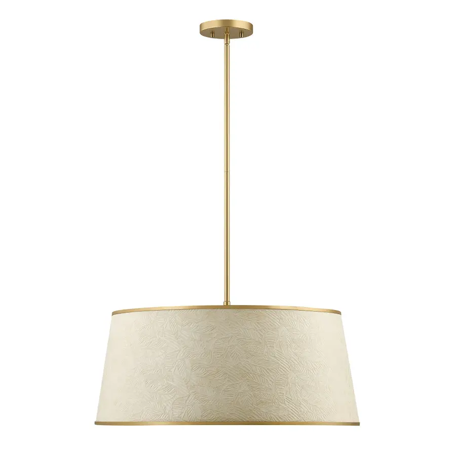 Sombra 6-Light Pendant in Spun Gold by Breegan Jane - Image 2
