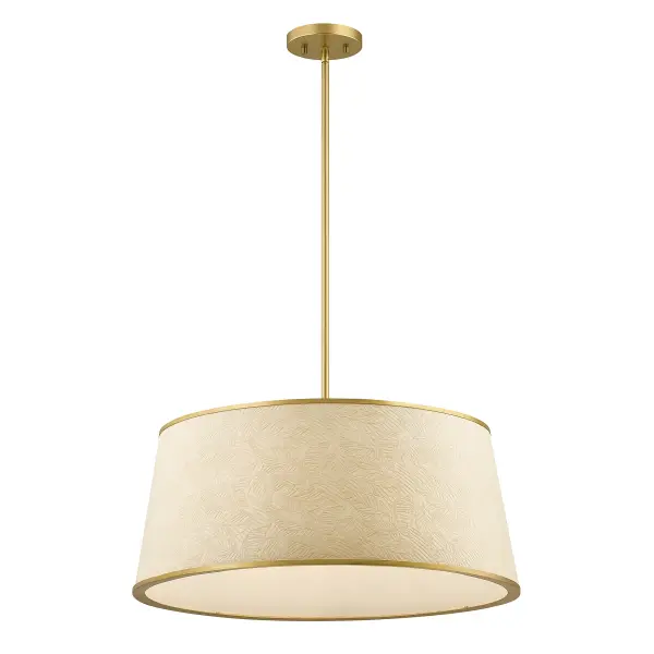 Sombra 6-Light Pendant in Spun Gold by Breegan Jane - Image 3