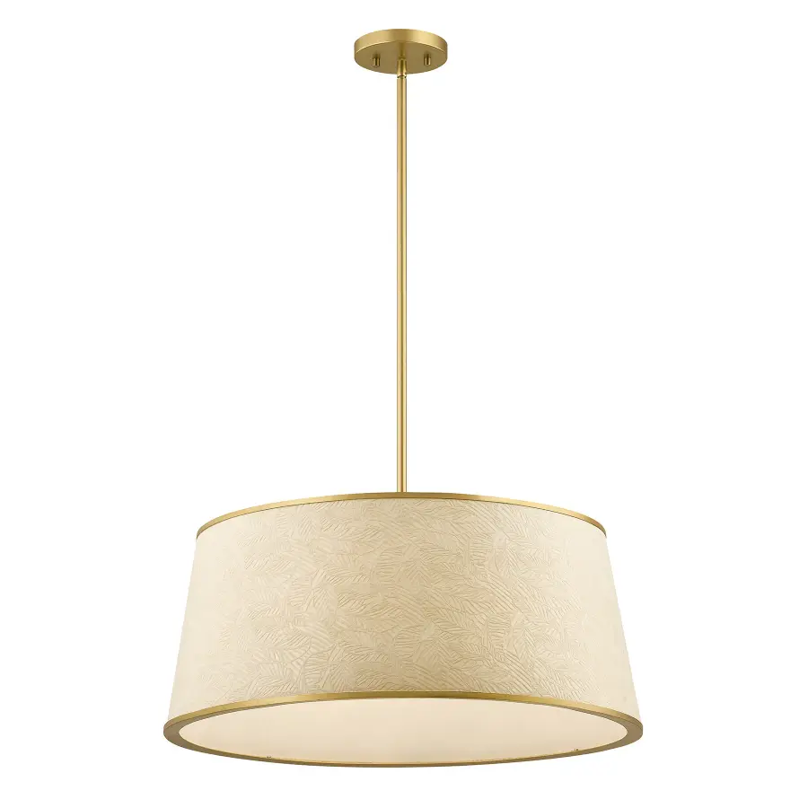 Sombra 6-Light Pendant in Spun Gold by Breegan Jane - Image 3