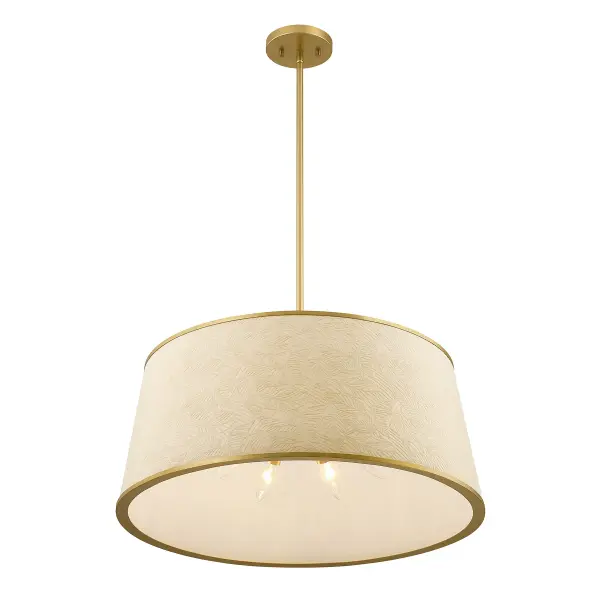 Sombra 6-Light Pendant in Spun Gold by Breegan Jane - Image 4