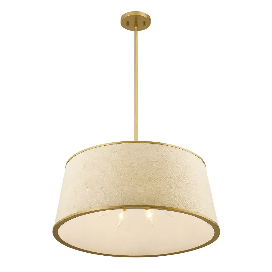 Sombra 6-Light Pendant in Spun Gold by Breegan Jane - Image 4