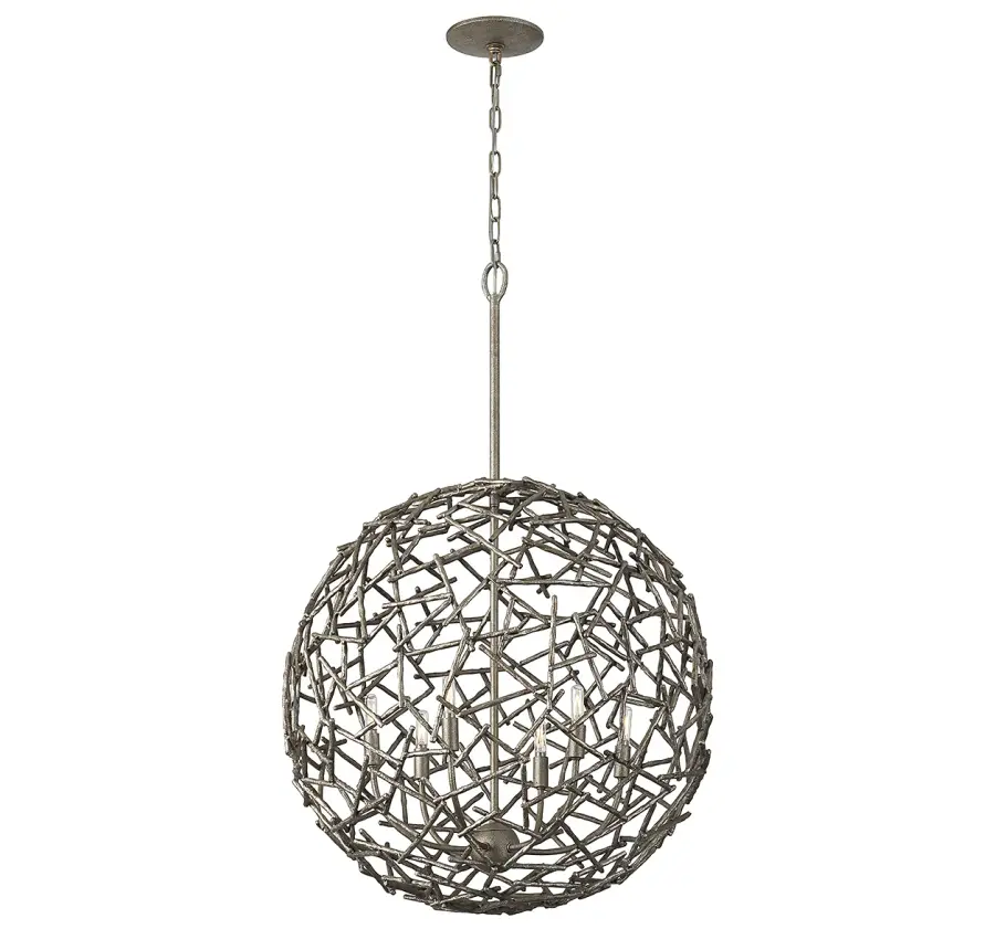 Hendren 6-Light Pendant in Champagne Luxe - Image 1