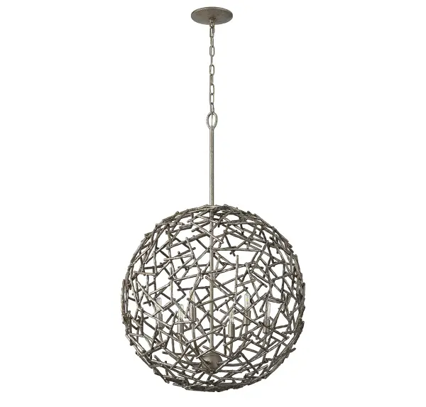 Hendren 6-Light Pendant in Champagne Luxe - alternate view