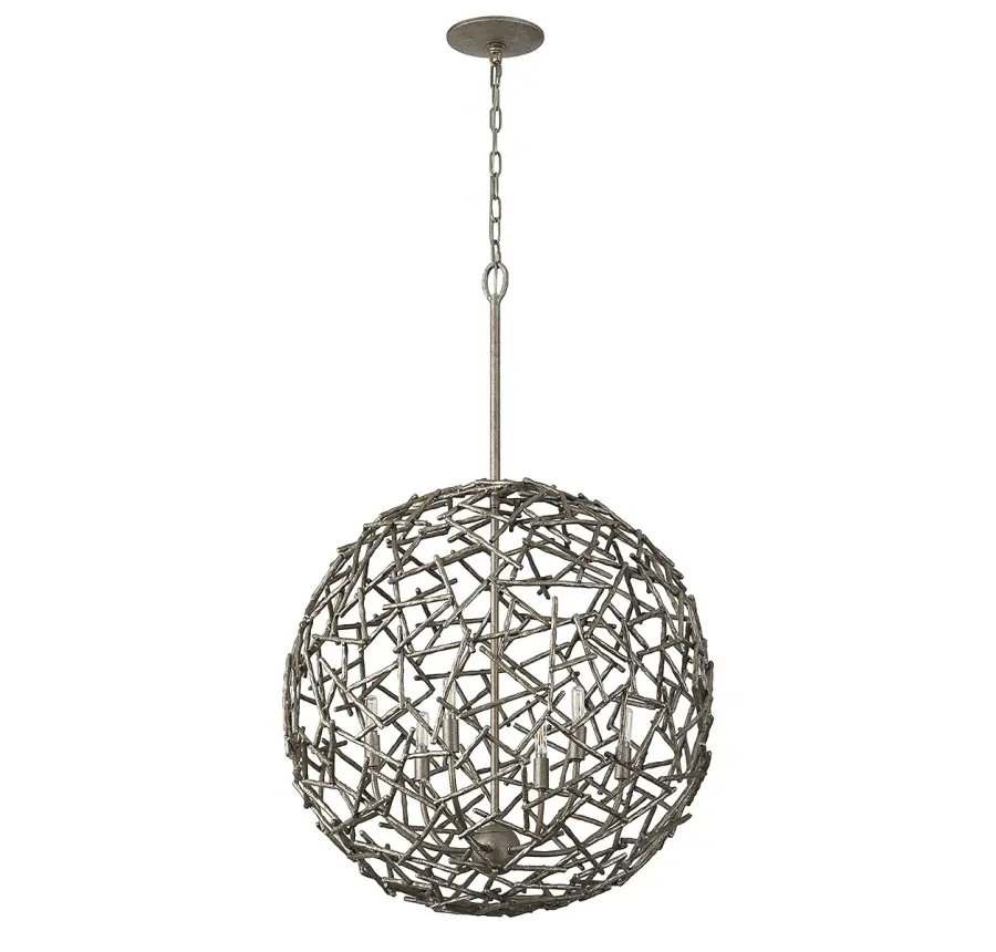 Hendren 6-Light Pendant in Champagne Luxe - Image 2
