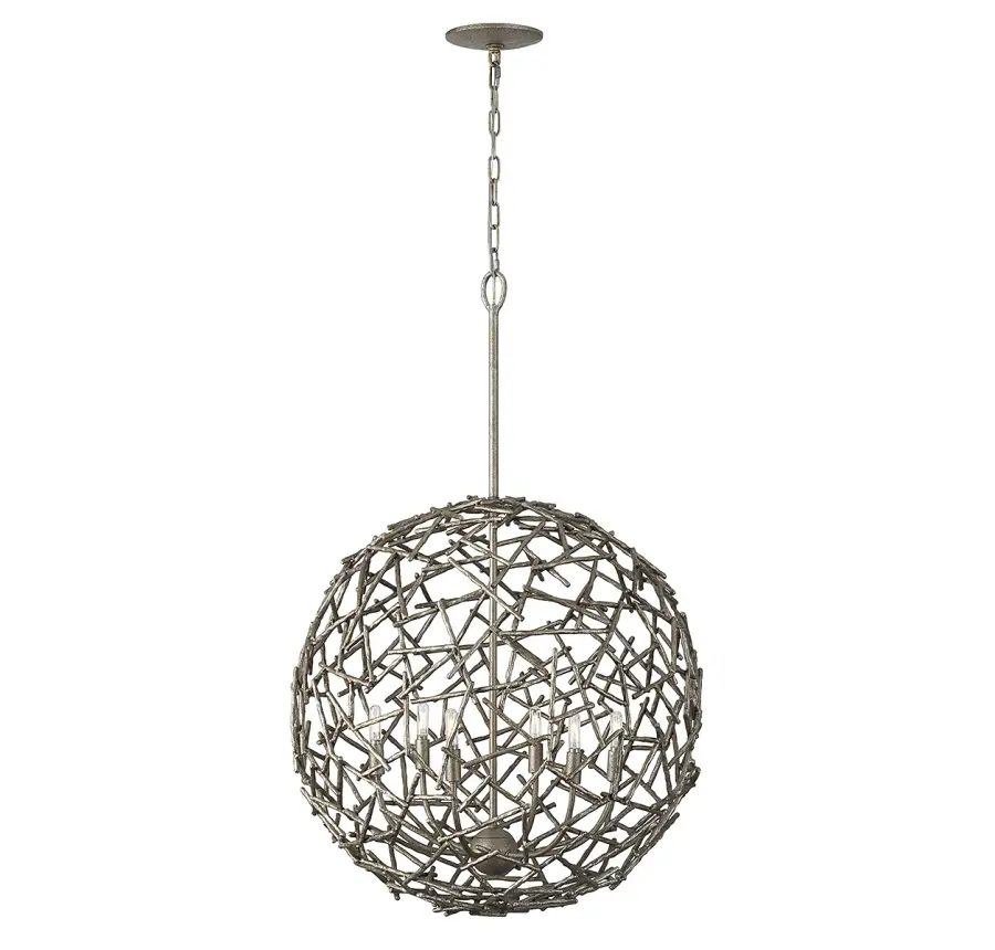 Hendren 6-Light Pendant in Champagne Luxe - Image 3