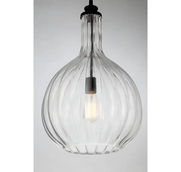 Brandon 1-Light Pendant in Matte Black - Image 5