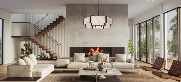 Orleans Six Light Pendant in Black Cashmere - Image 9
