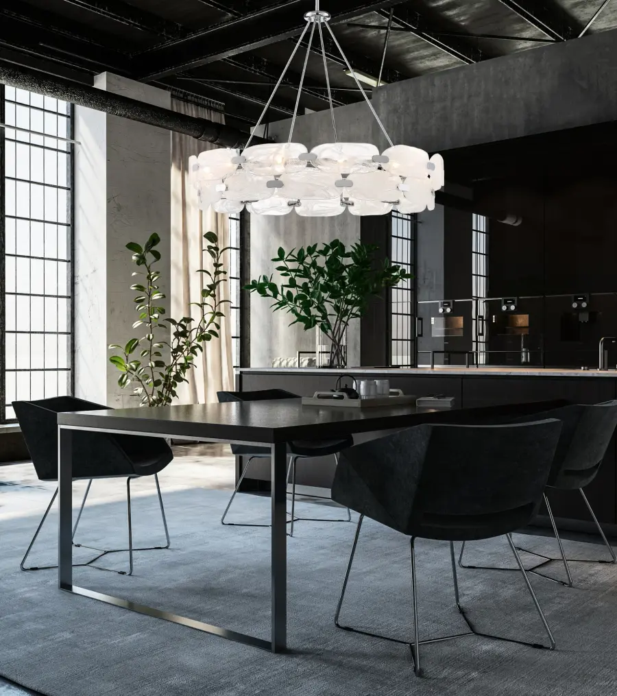 Vasare 12-Light Pendant in Chrome - Image 13