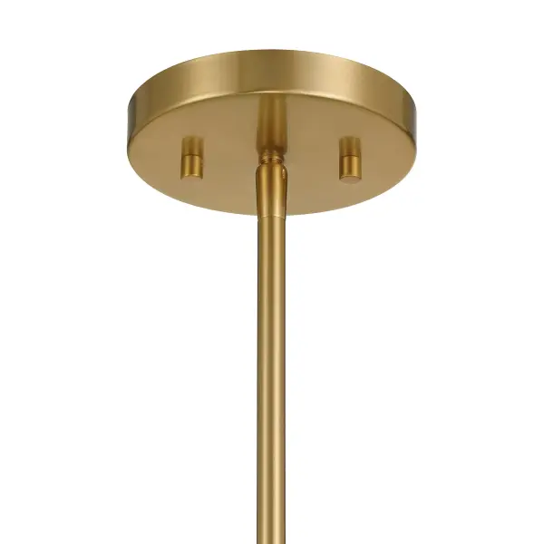 Aquitane 4-Light Pendant in Warm Brass - Image 5
