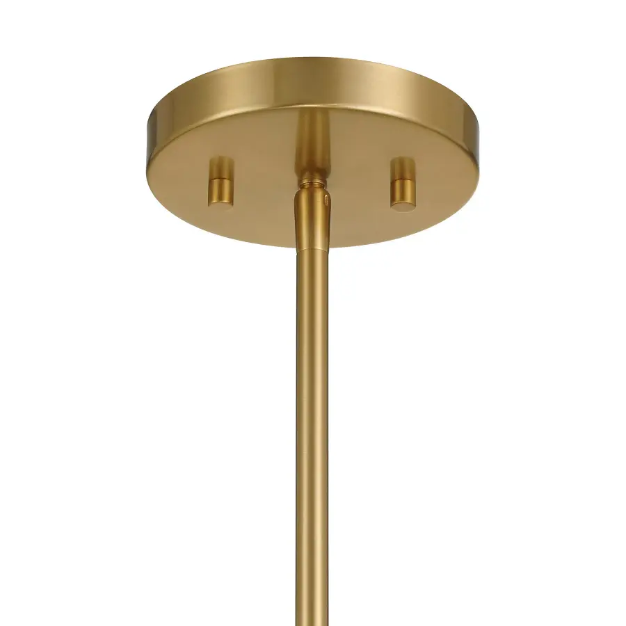 Aquitane 4-Light Pendant in Warm Brass - Image 5