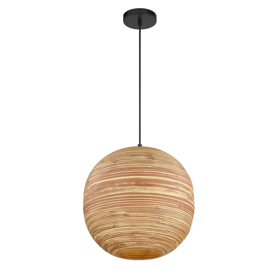 Pharr 1-Light Pendant in Matte Black - Image 1
