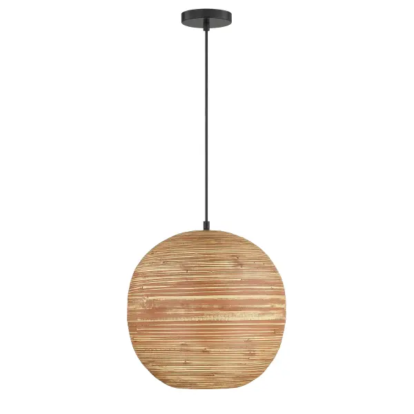 Pharr 1-Light Pendant in Matte Black - Image 3
