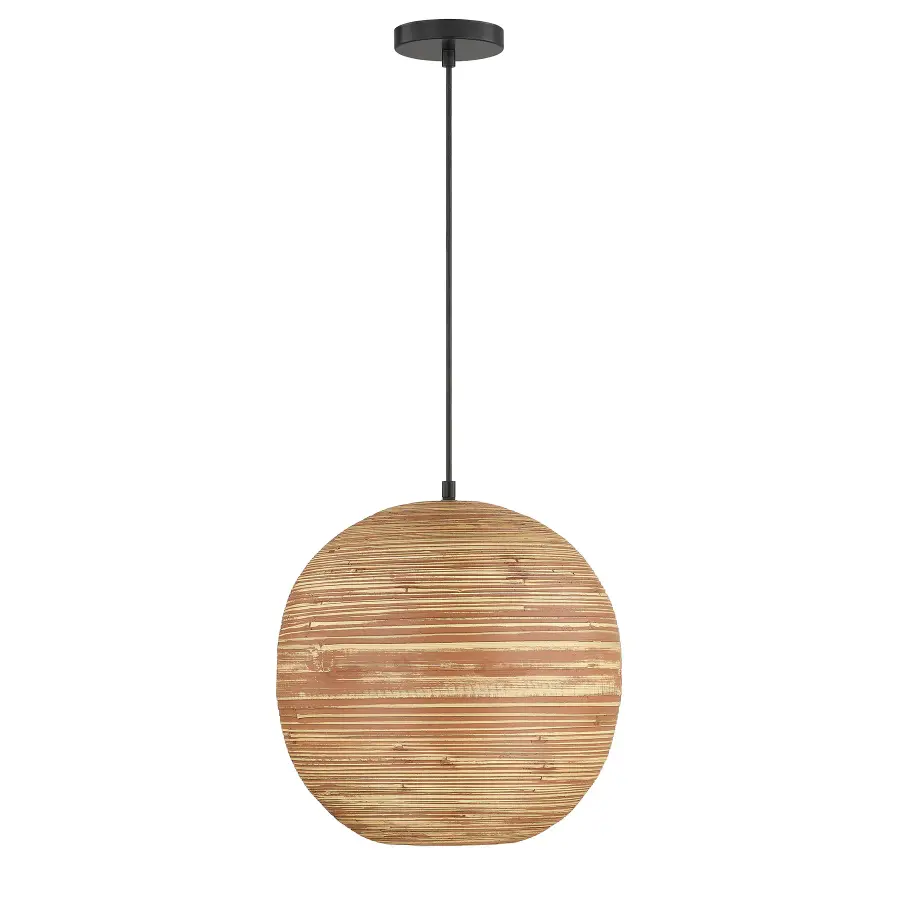 Pharr 1-Light Pendant in Matte Black - Image 3