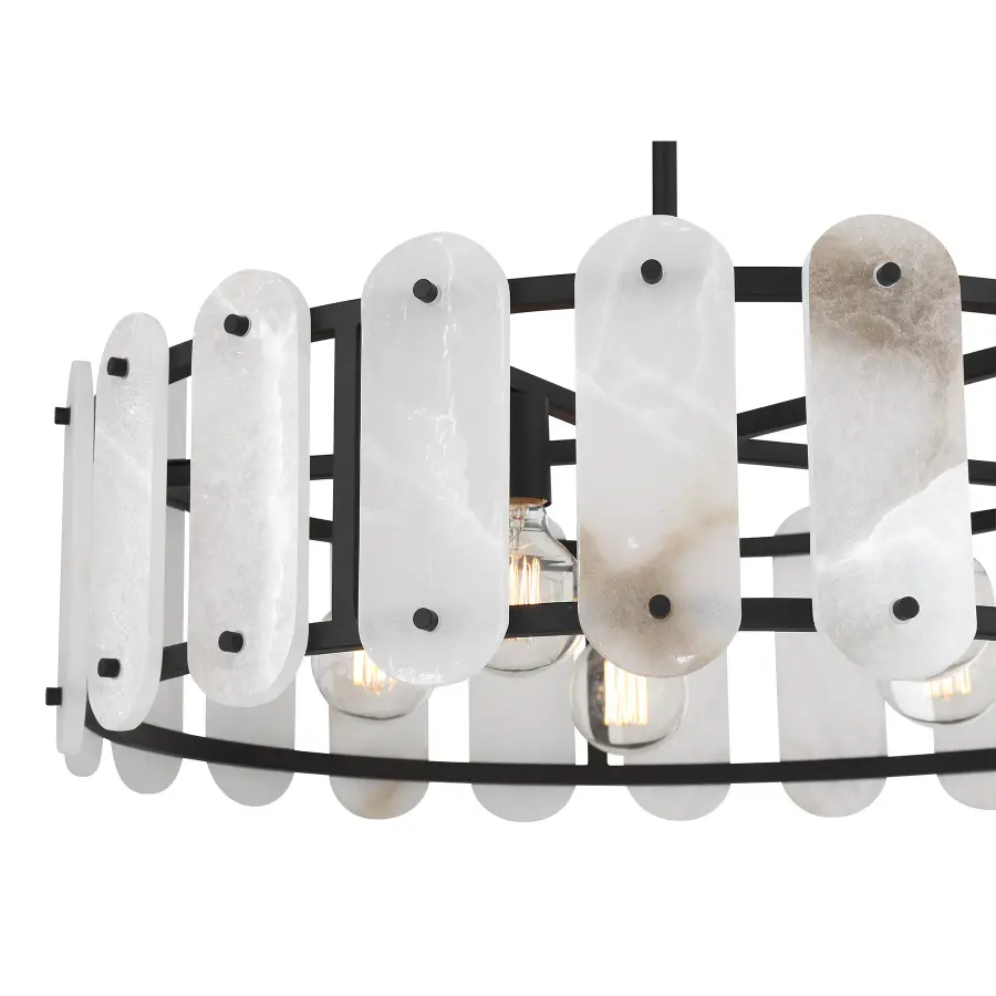 Antolini 5-Light Pendant in Black Cashmere - Image 6