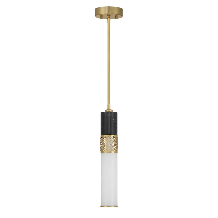 Farrell 1-Light Pendant in Warm Brass by Dann Foley - Image 2