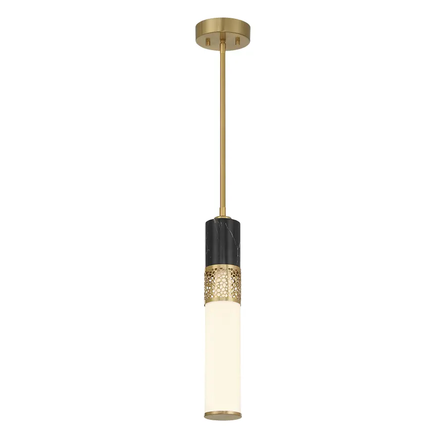 Farrell 1-Light Pendant in Warm Brass by Dann Foley - Image 3