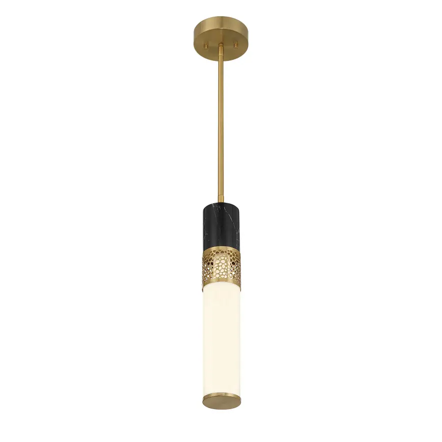 Farrell 1-Light Pendant in Warm Brass by Dann Foley - Image 4