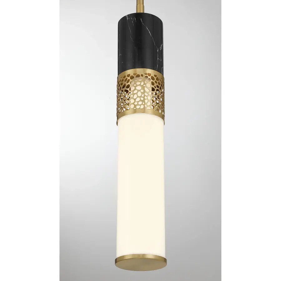 Farrell 1-Light Pendant in Warm Brass by Dann Foley - Image 6