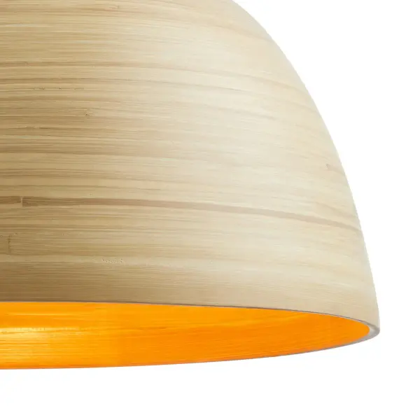 Agave 1-Light Pendant in Natural Bamboo - Image 6
