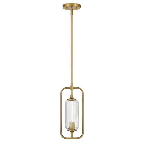 Holton One Light Mini-Pendant in Warm Brass - Image 2