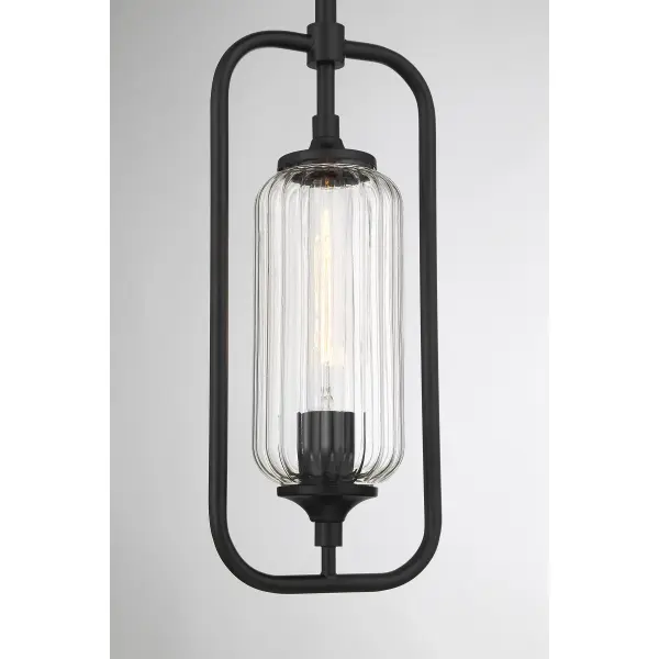 Holton 1-Light Mini-Pendant in Matte Black - Image 6